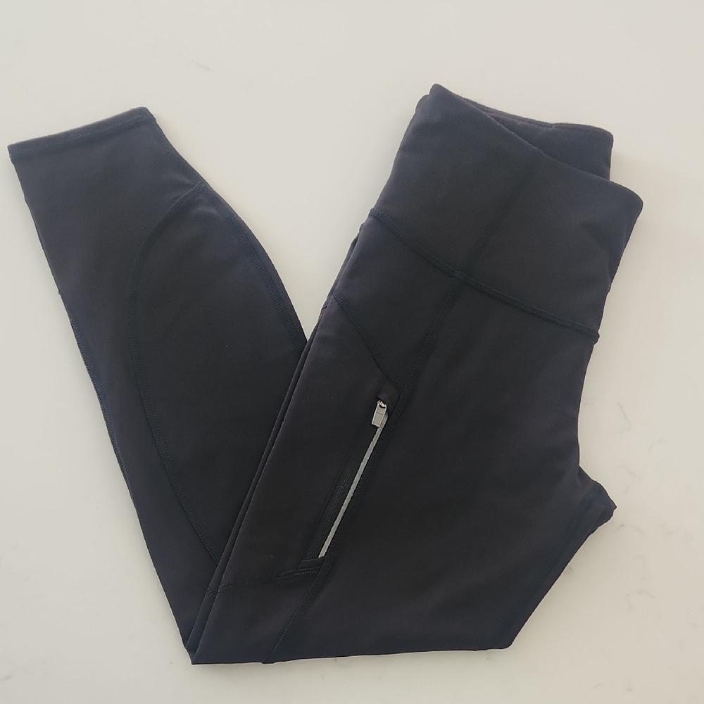 Athleta Black 7/8 Leggings XSP